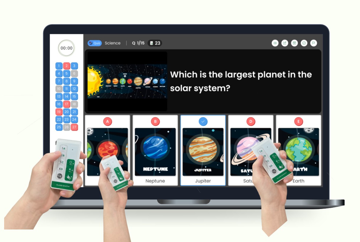 Class Saathi: Revolutionizing Smart Classrooms with AI-Driven Clickers and Adaptive Learning Tools