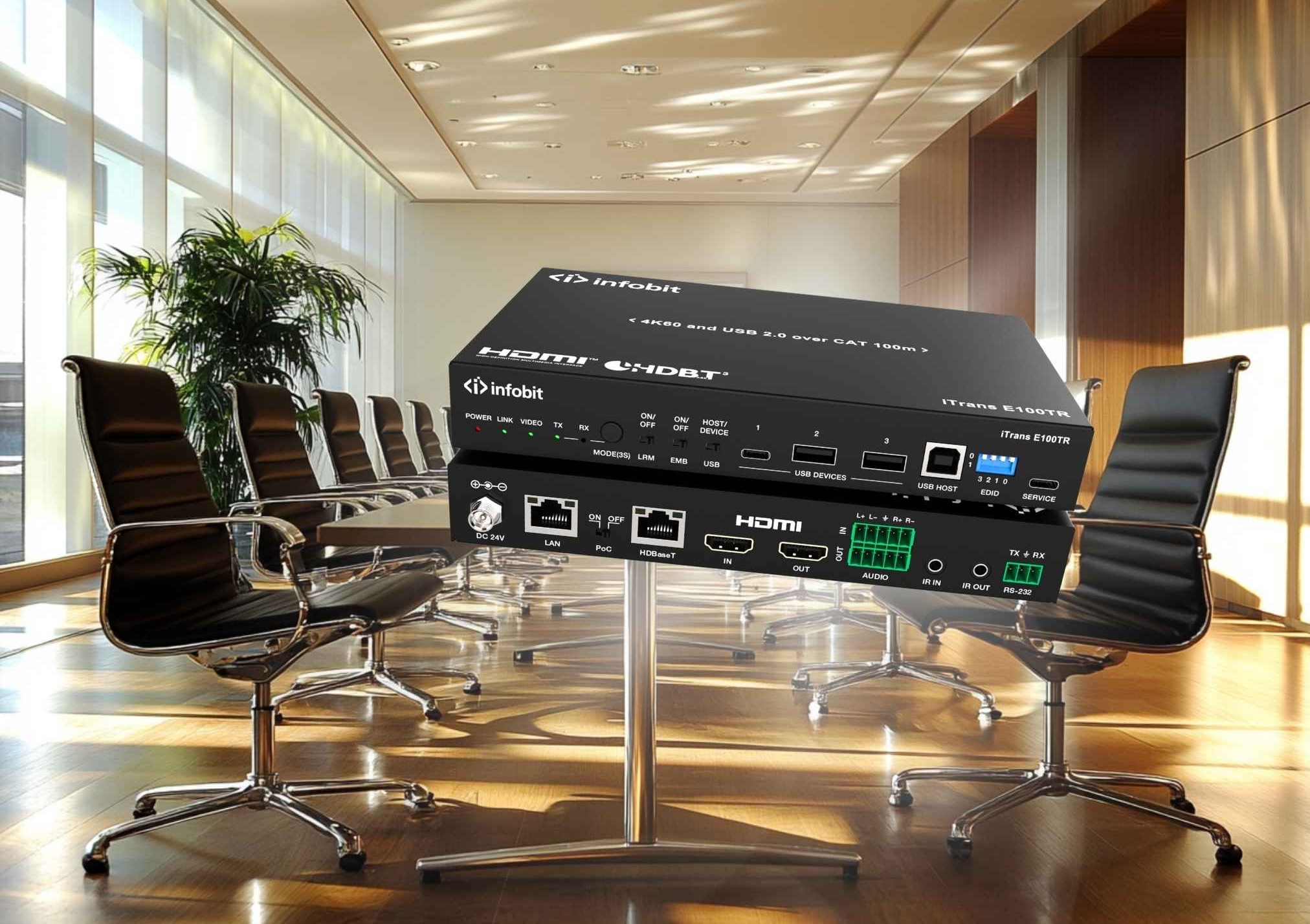 iTrans E100TR ช่วยแก้ปัญหาการติดตั้งห้องประชุมได้อย่างไร?
